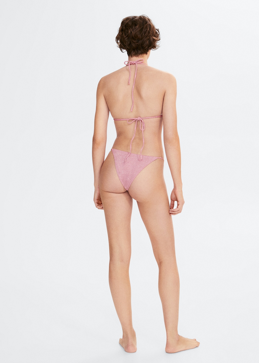 Classic lurex bikini bottoms - Reverse of the article