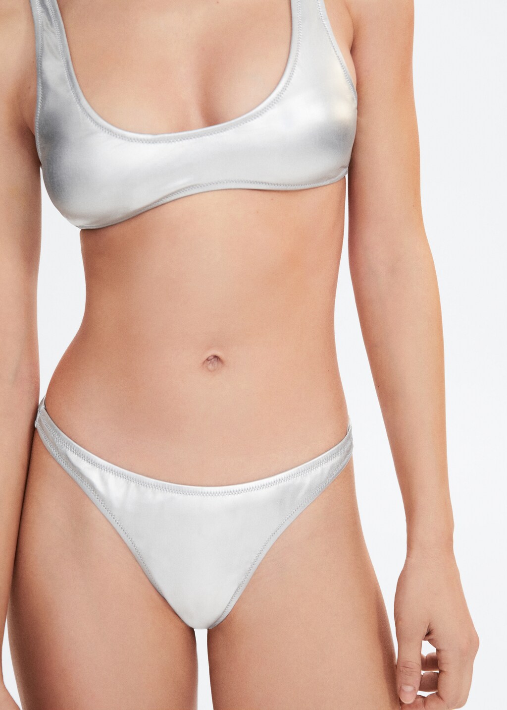 Metallic Brazilian bikini bottoms - Details of the article 6