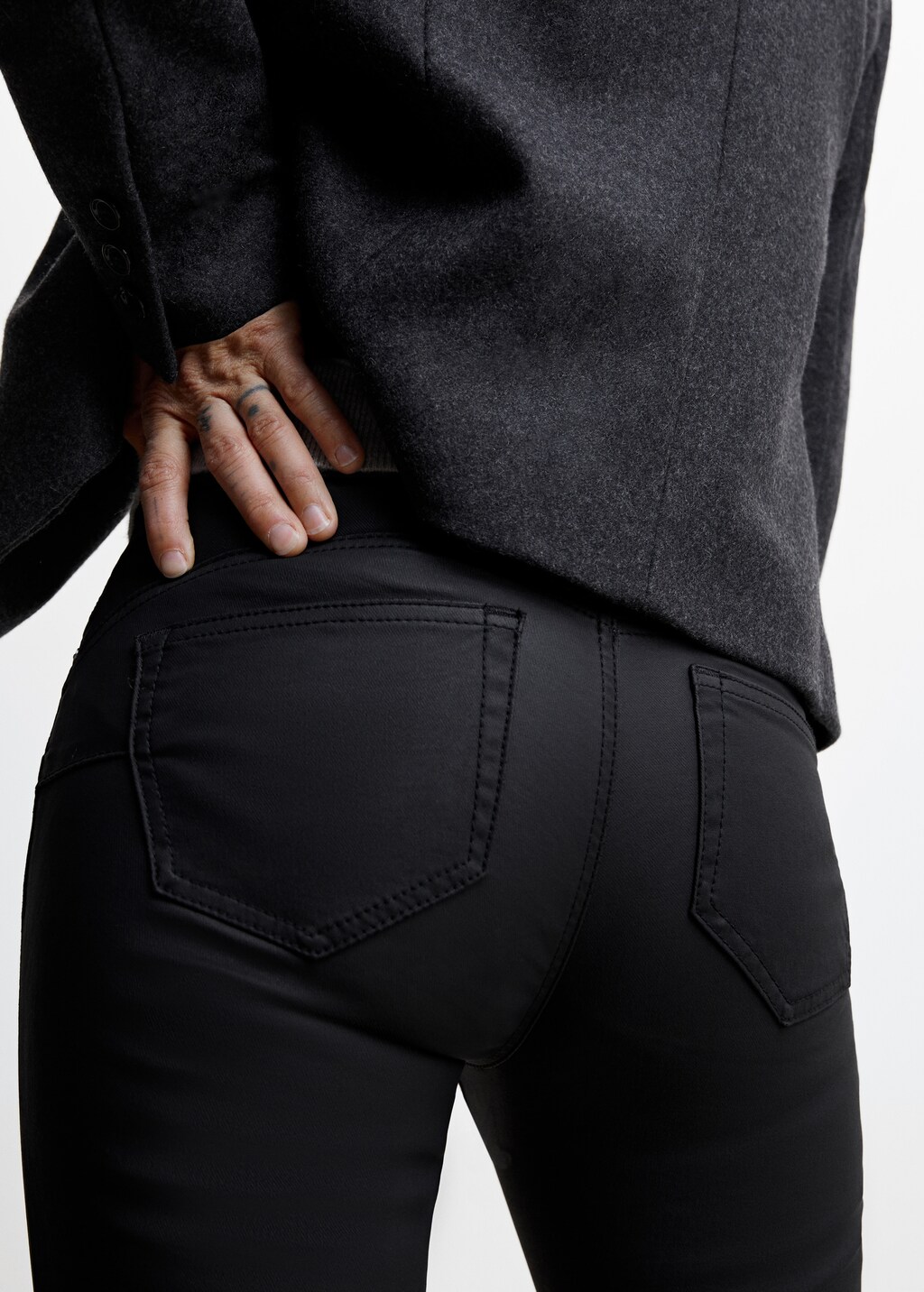 Gewachste Skinny-Push-Up-Jeans - Detail des Artikels 6