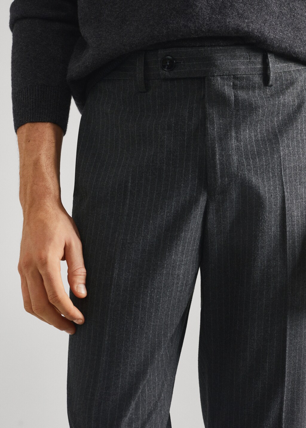 Pinstripe bootcut pants mens online