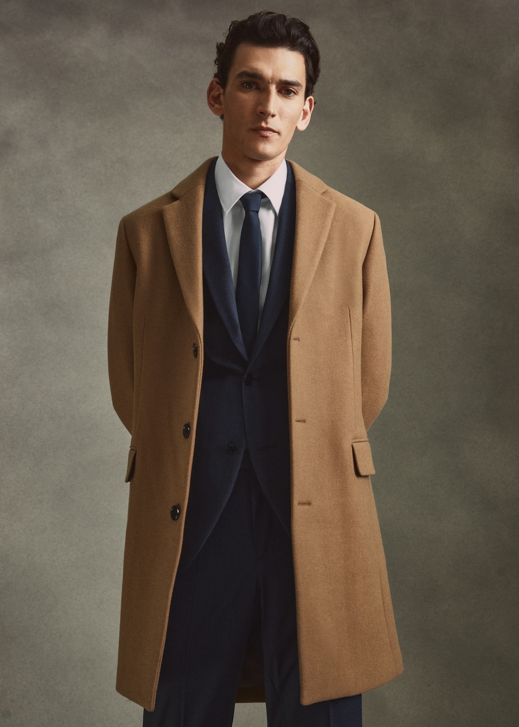 Long recycled wool coat - Details of the article 5