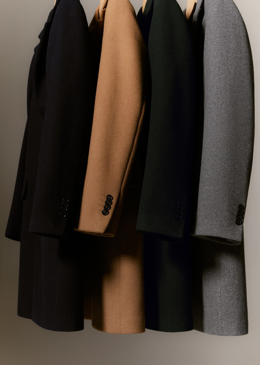 Long recycled wool coat - Details of the article 7