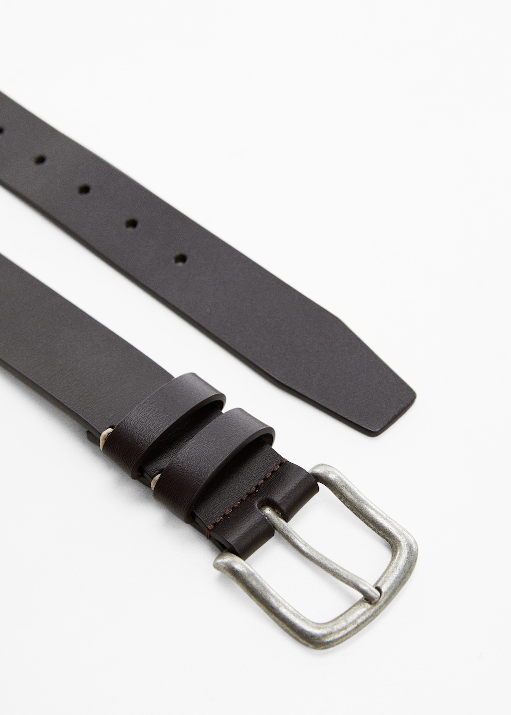 Buckle leather belt - Details of the article 1