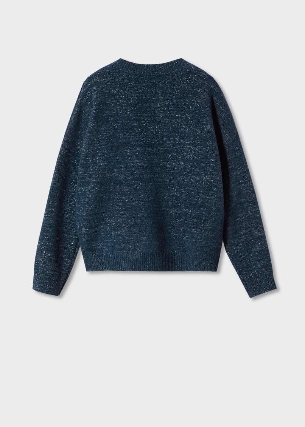 Lurex knitted sweater - Reverse of the article