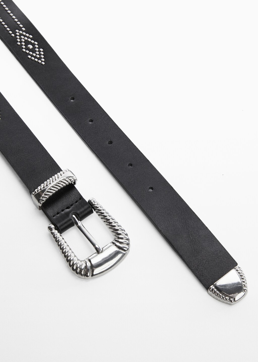 Embossed buckle belt - Details of the article 2