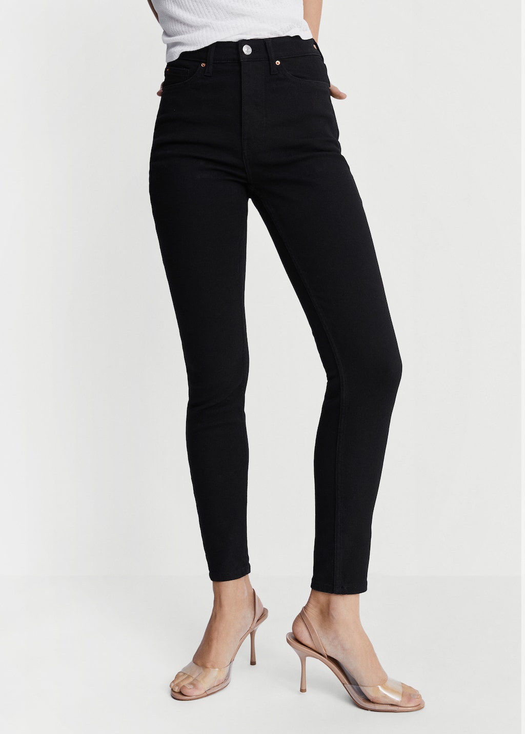 High-rise skinny jeans - Medium plane