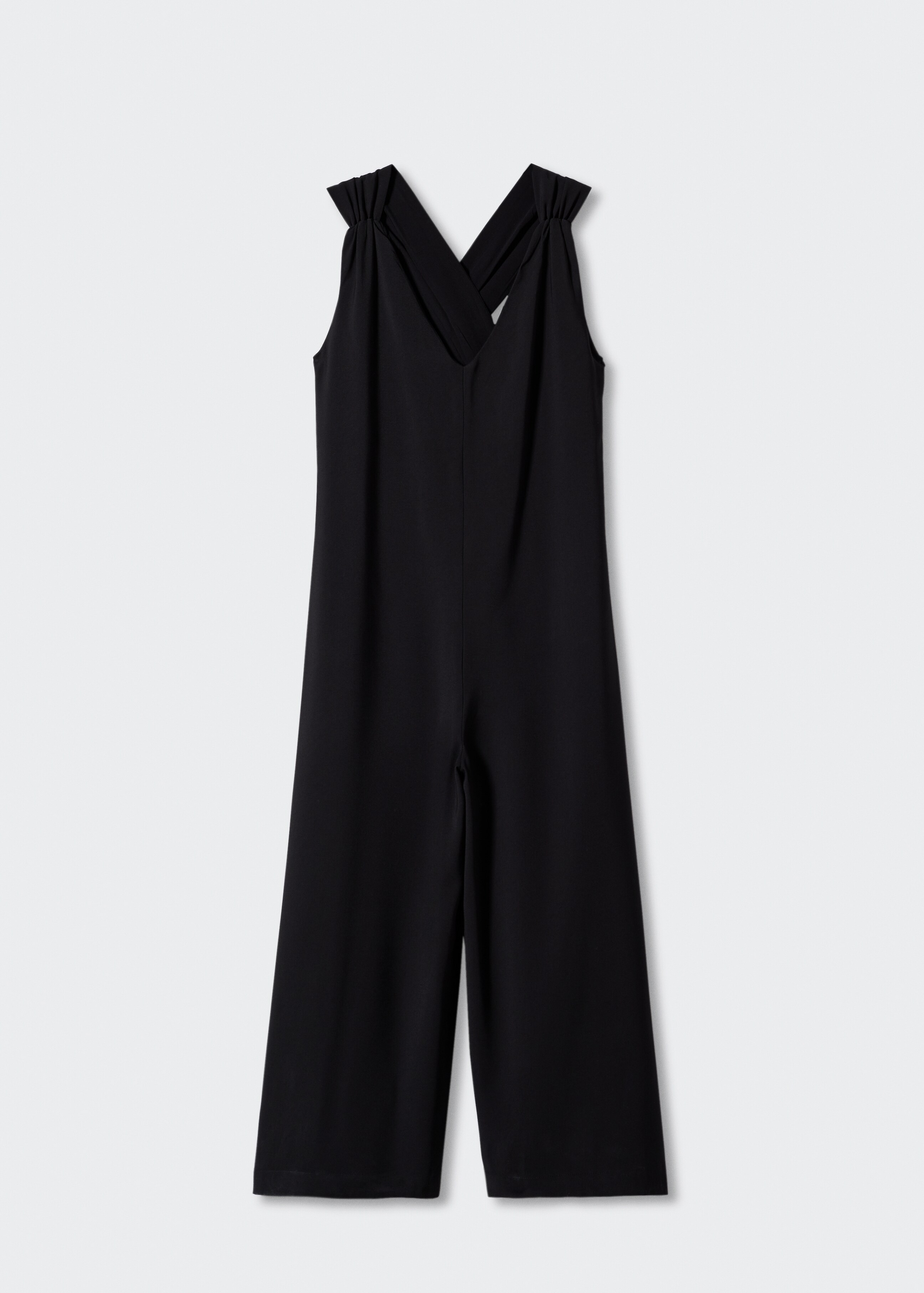 Wrap-back short jumpsuit - Article without model