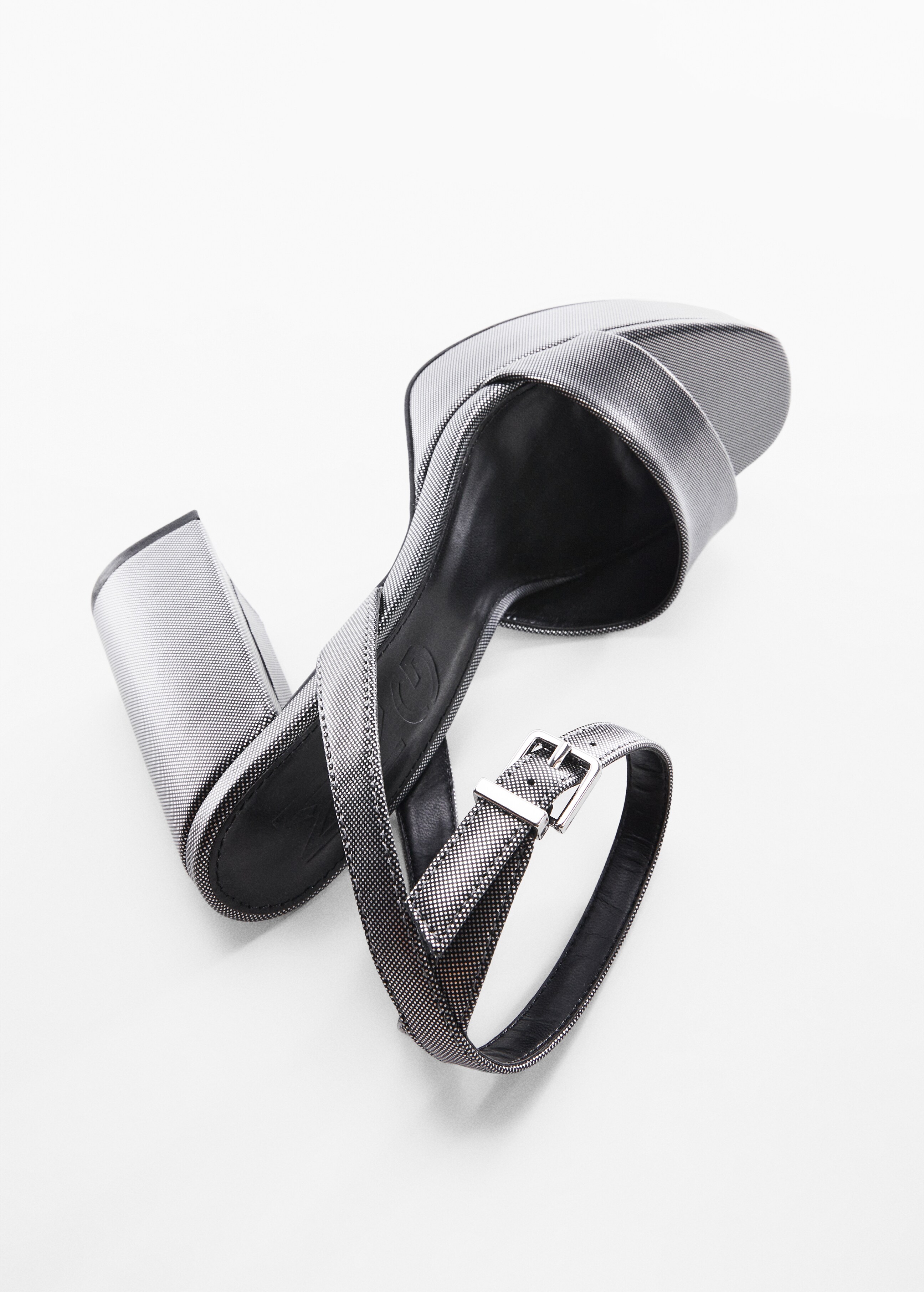 Metallic platform sandal - Details of the article 1