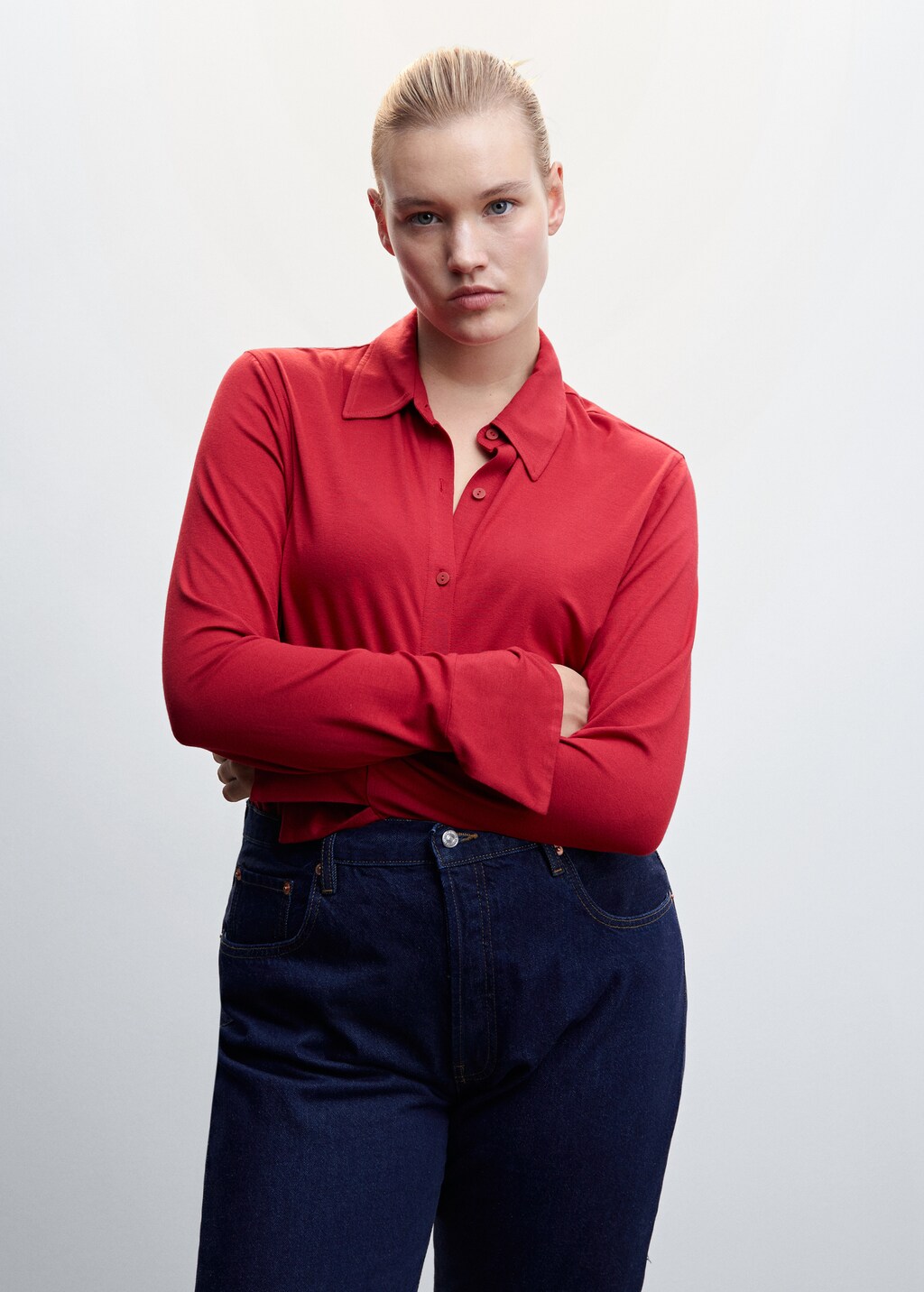 Buttoned flowy shirt - Details of the article 5