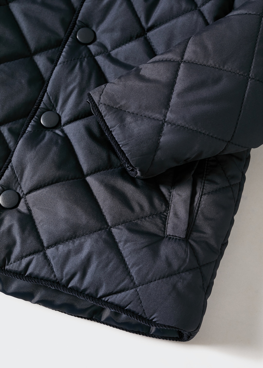 Rhombus quilted jacket - Details of the article 0