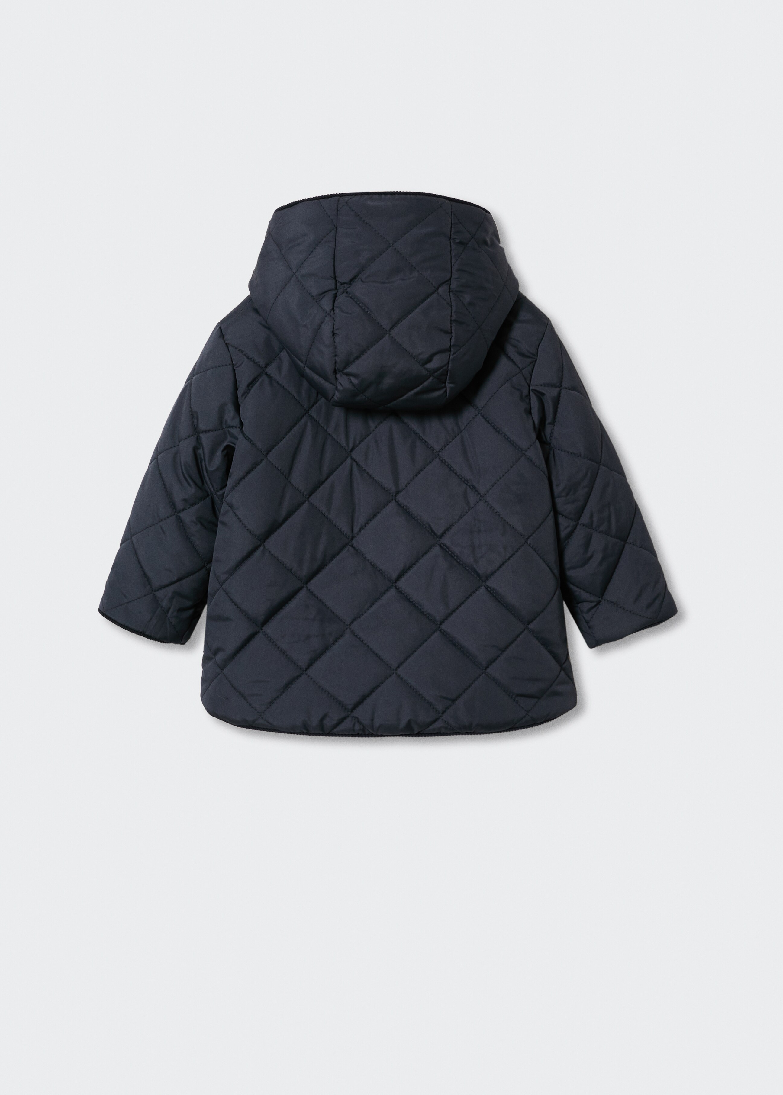 Rhombus quilted jacket - Reverse of the article