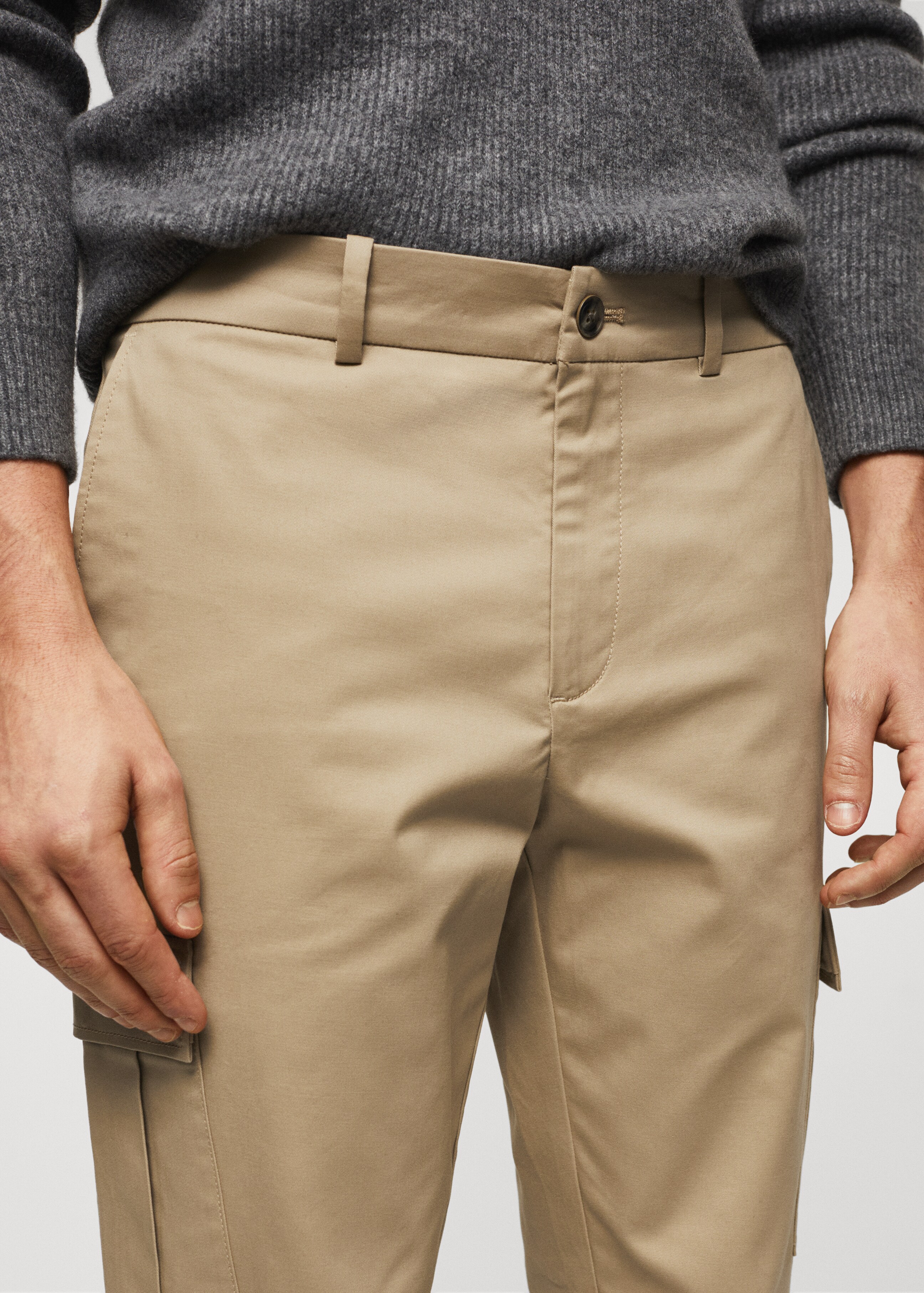 Bavlněné kalhoty s kapsami - Detail zboží 1