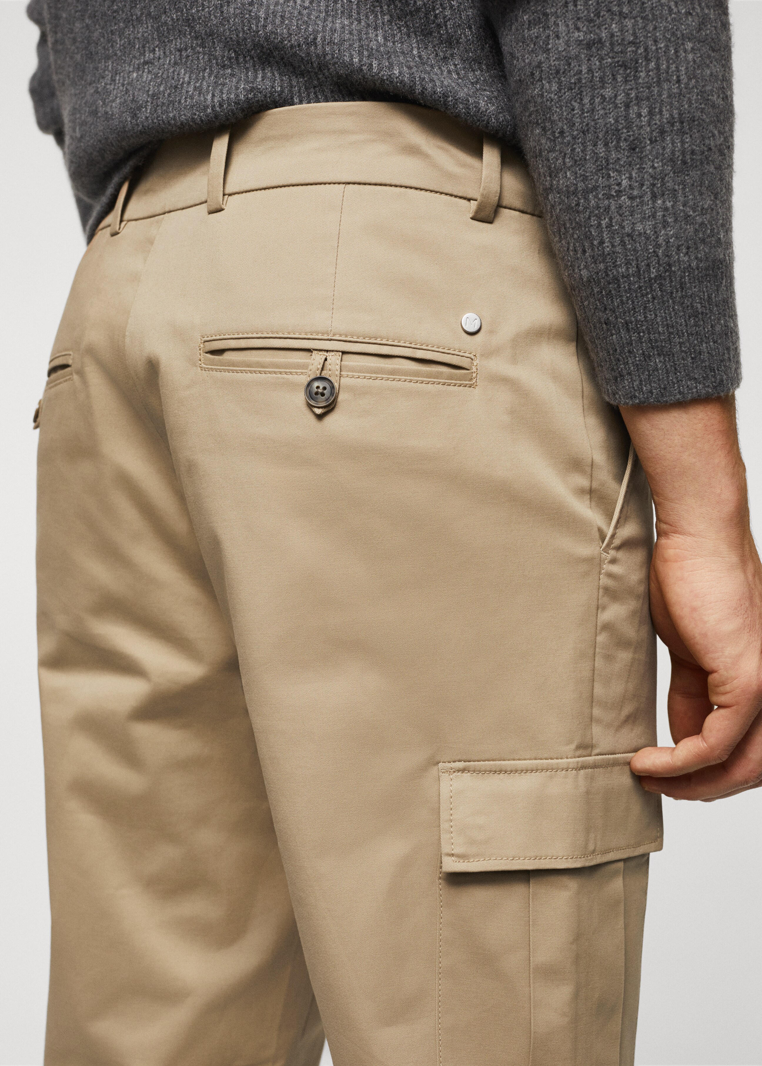 Bavlněné kalhoty s kapsami - Detail zboží 6