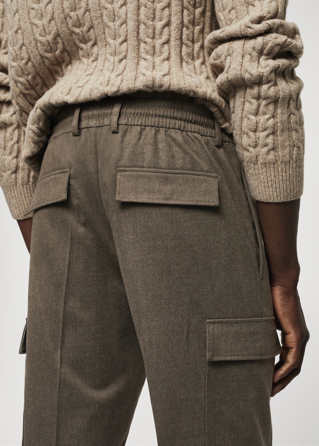 Textured cargo trousers - Details of the article 6