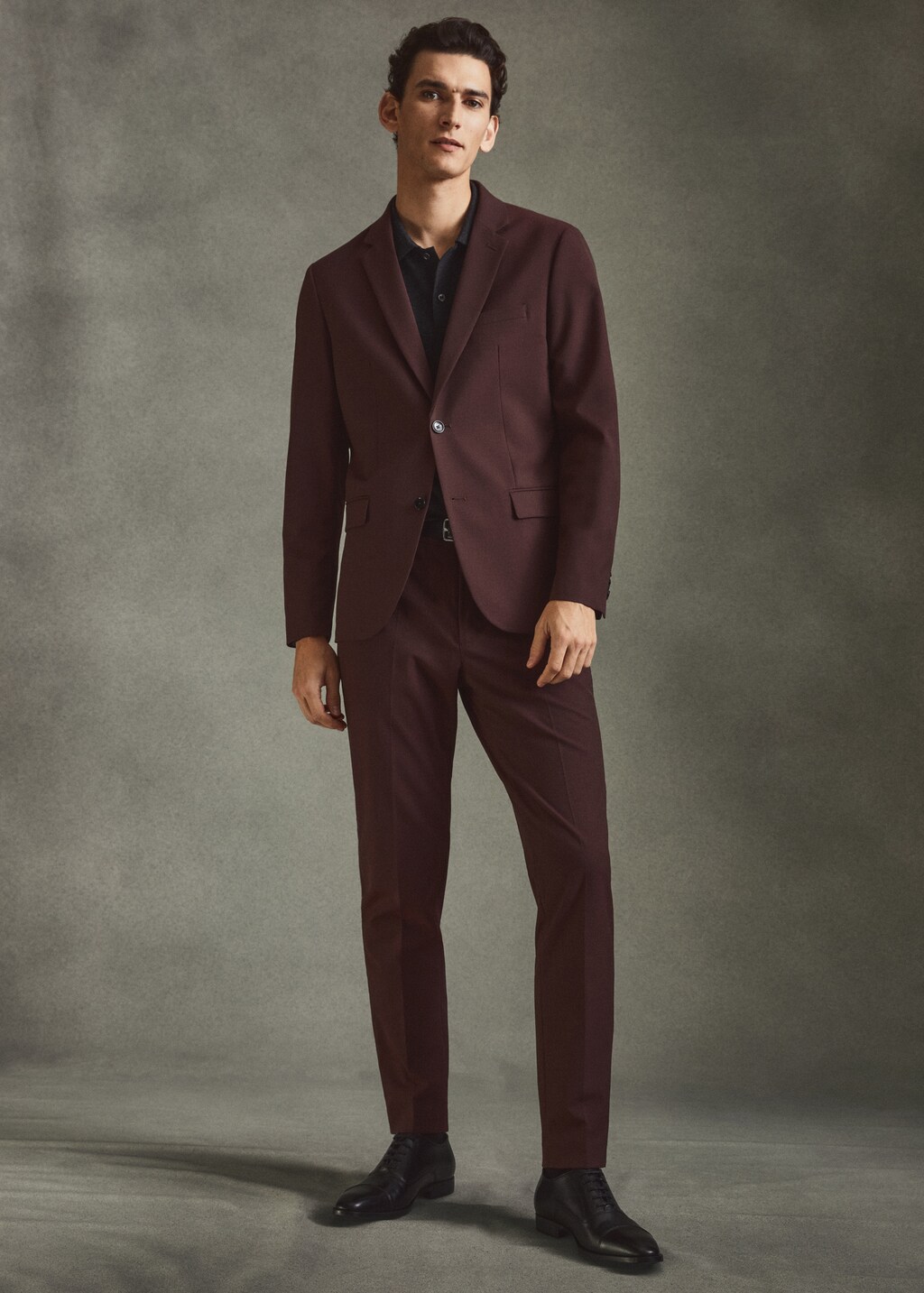 Super slim fit suit trousers - Details of the article 3