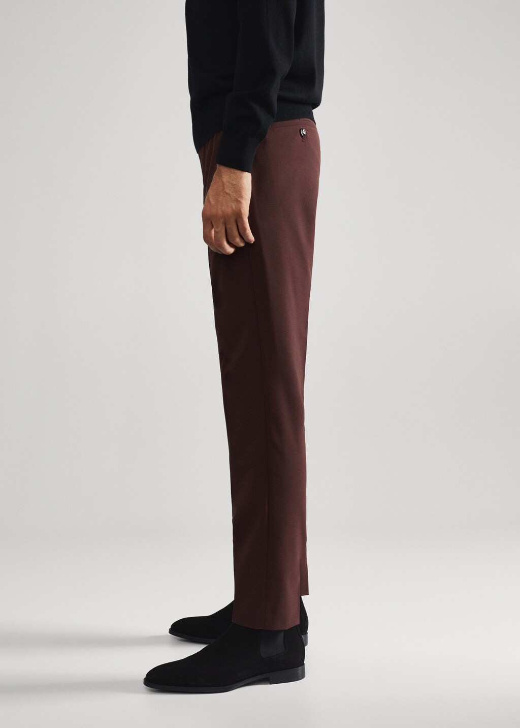 Super slim fit suit trousers - Details of the article 6