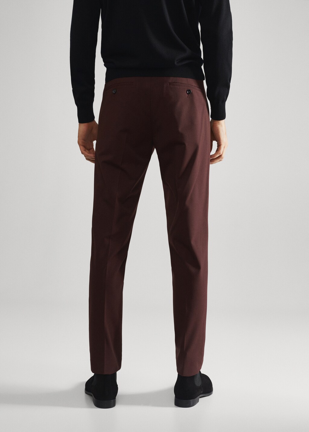 Super slim fit suit trousers - Reverse of the article