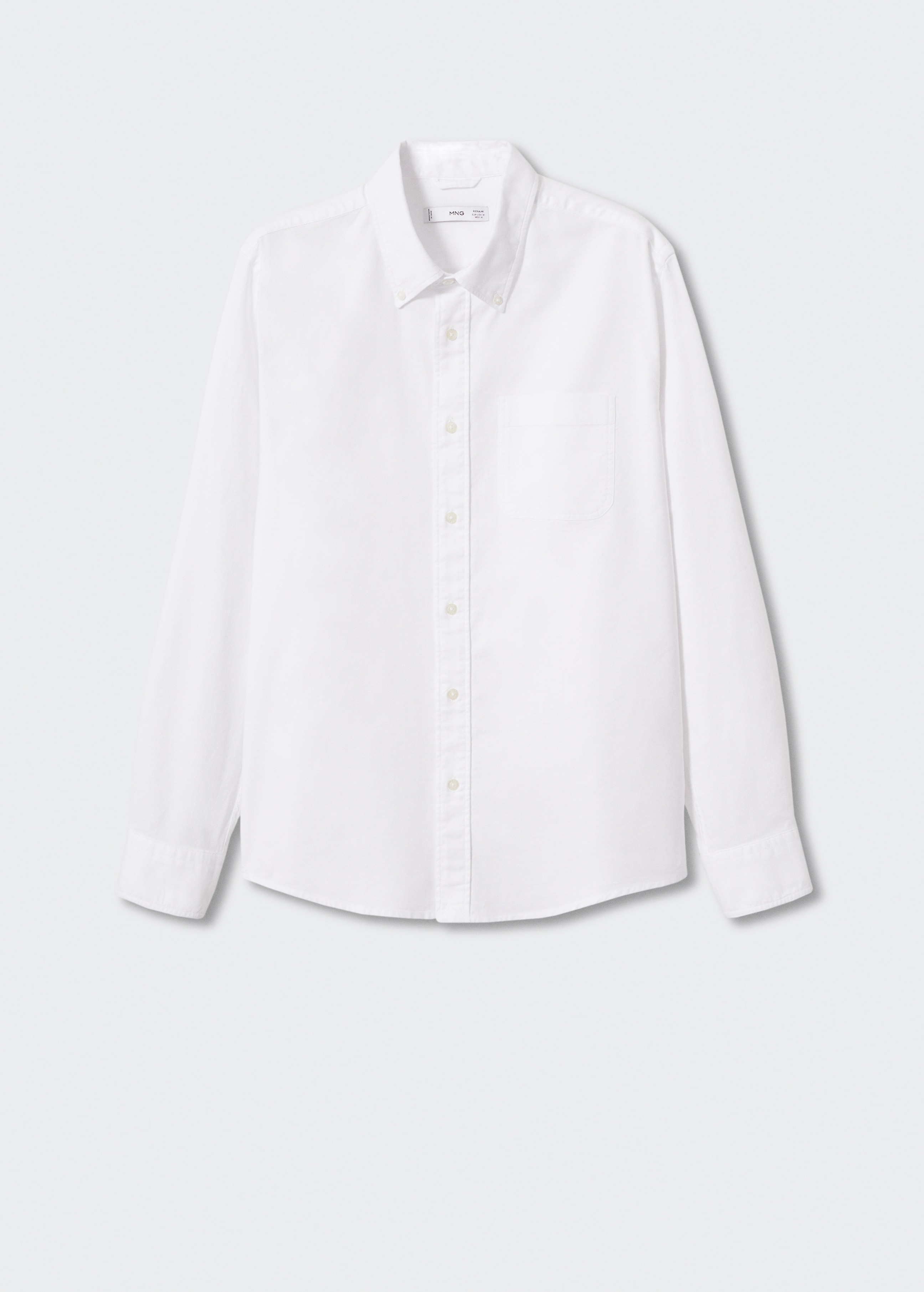 Regular fit Oxford cotton shirt - Article without model