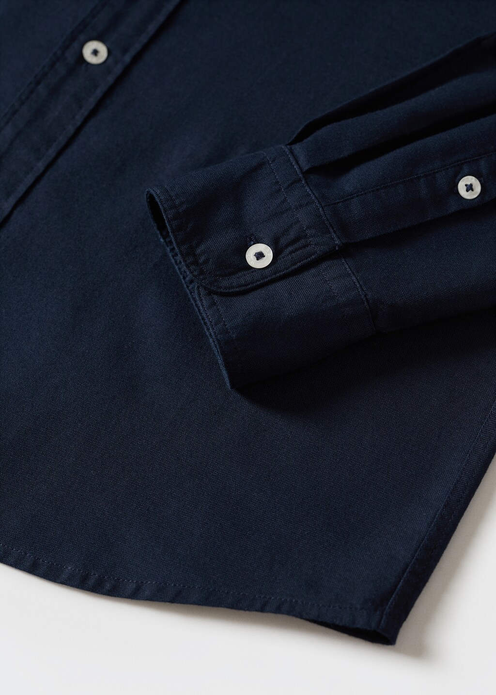 Regular fit Oxford cotton shirt - Details of the article 8