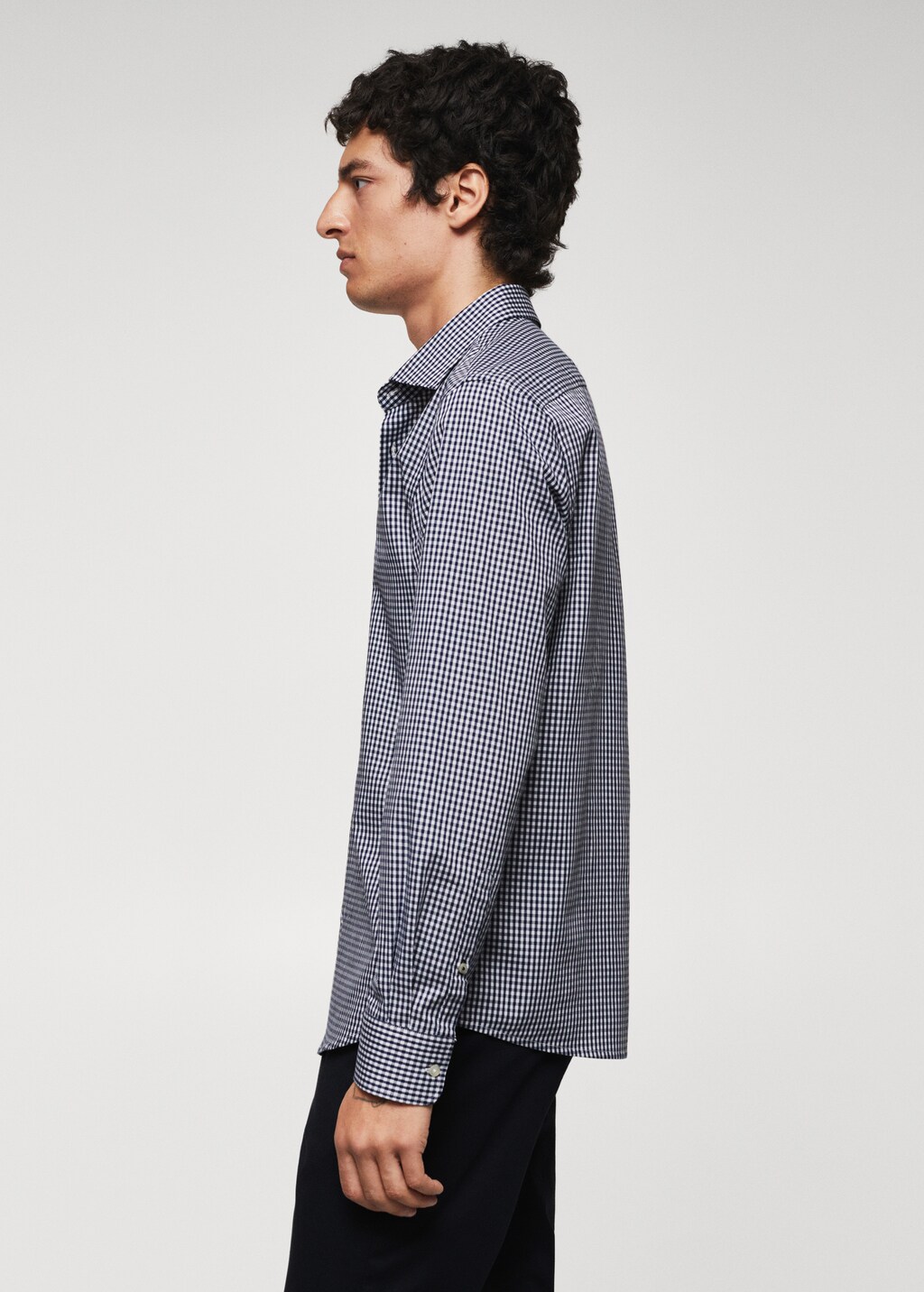 Gingham check cotton shirt - Details of the article 6