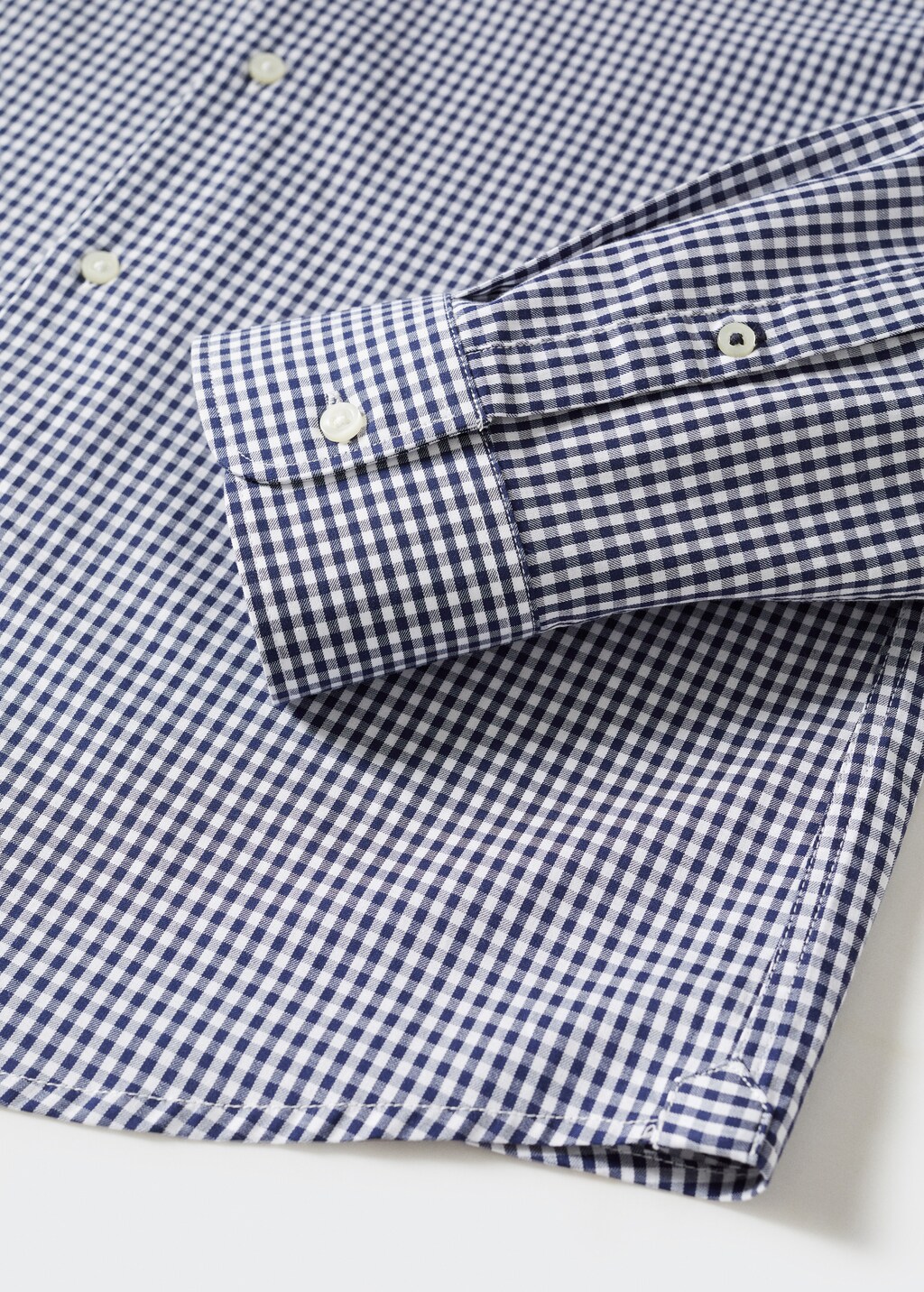 Gingham check cotton shirt - Details of the article 8