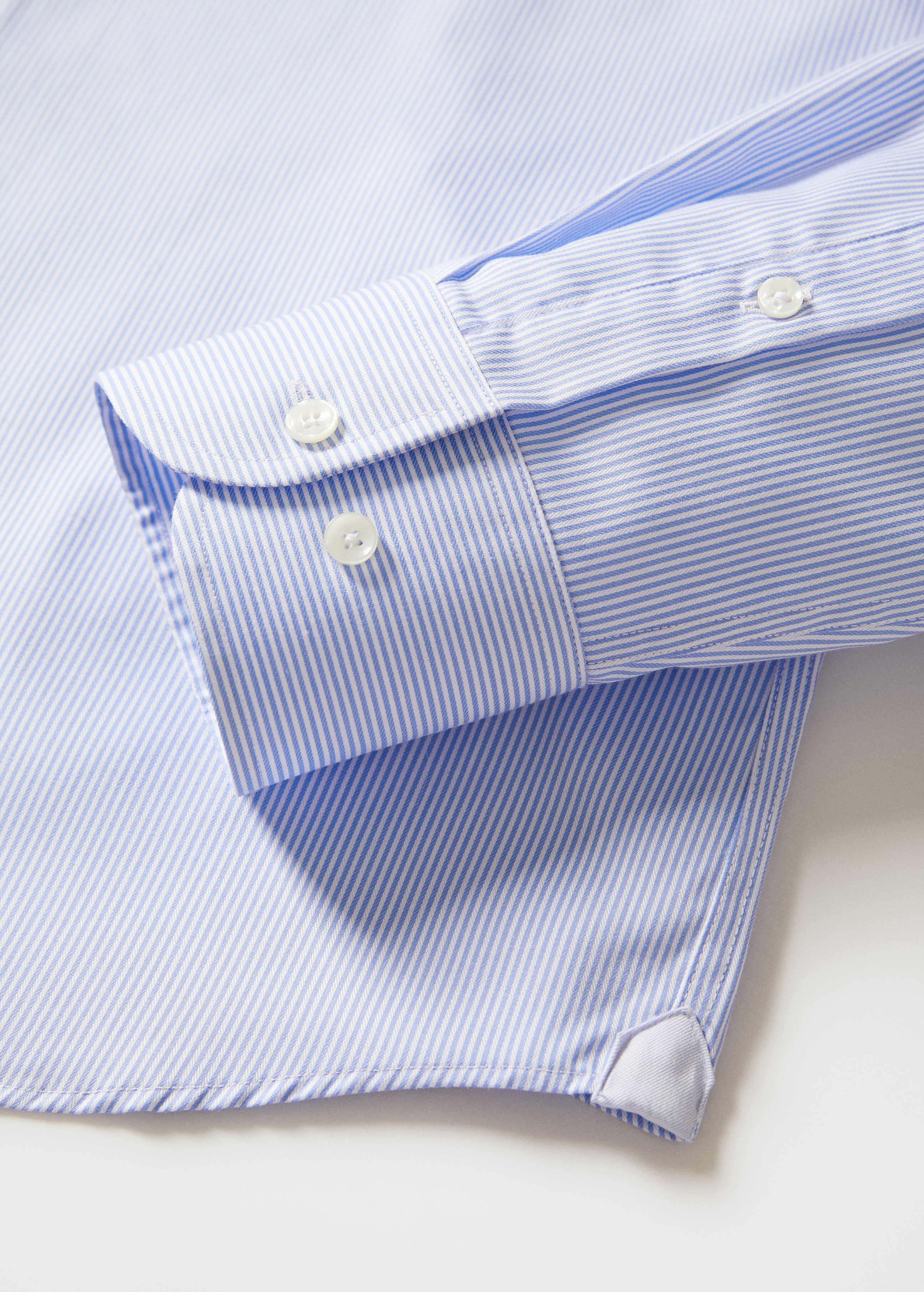 Slim fit thousand striped suit shirt - Details of the article 8