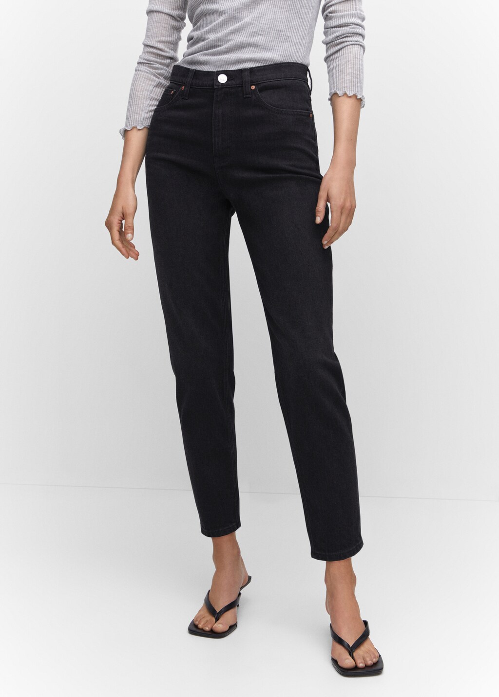 Mom comfort high-rise jeans - Medium plane