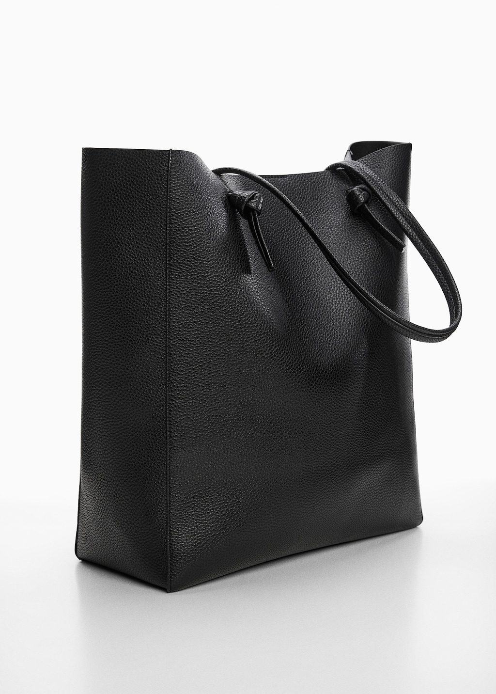 Knot handle shopper bag - Medium plane