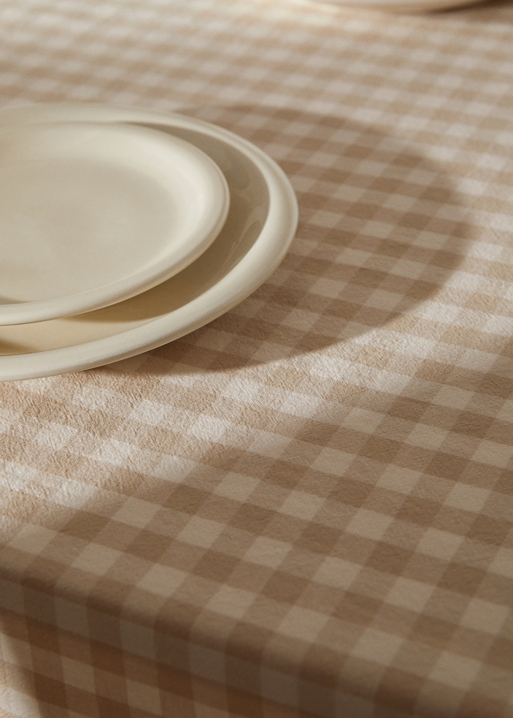 Check cotton tablecloth 150x250cm - Details of the article 7