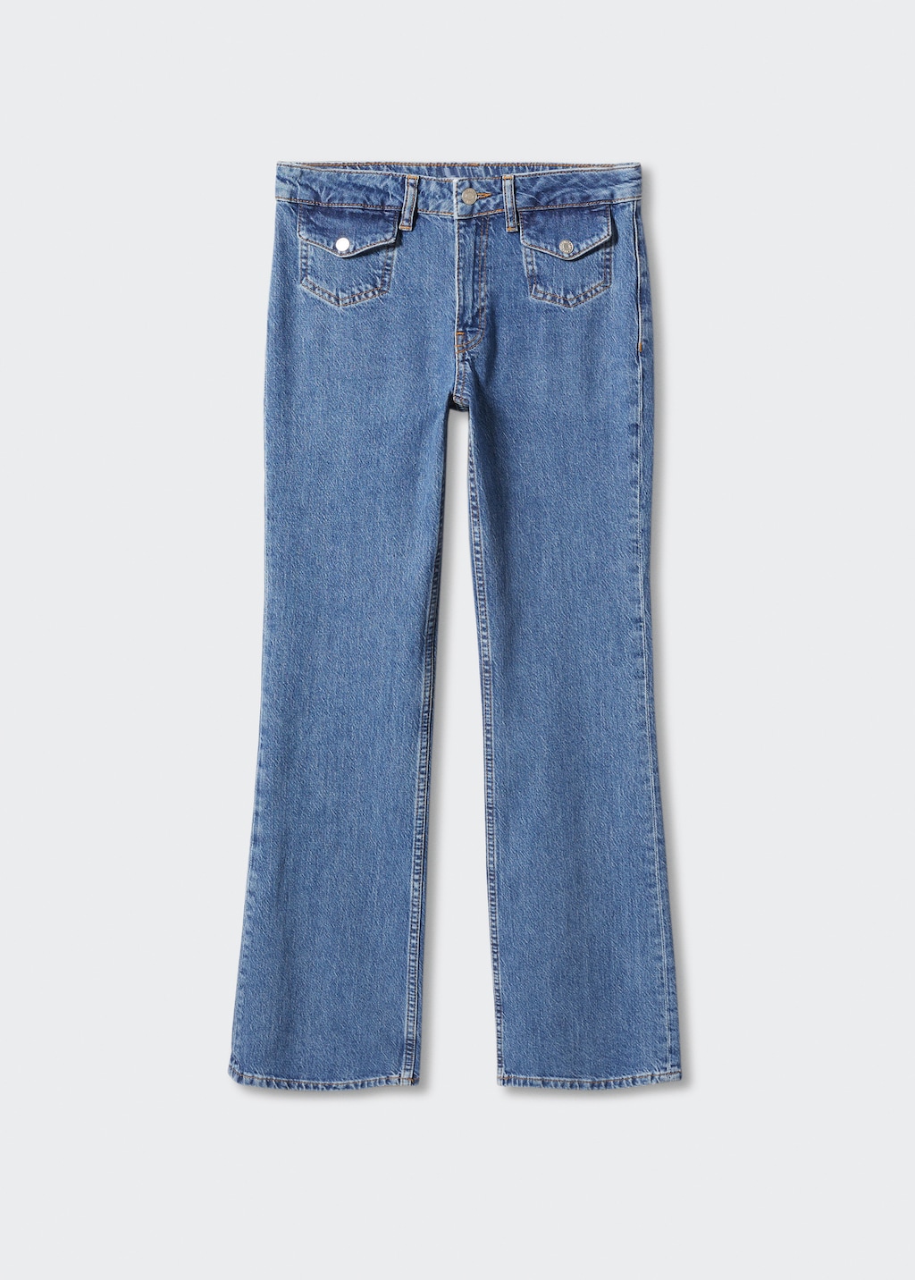 Flared jeans met zakken - Artikel zonder model