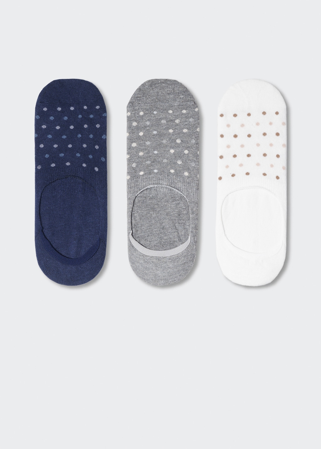 3-pack of invisible socks - Article without model