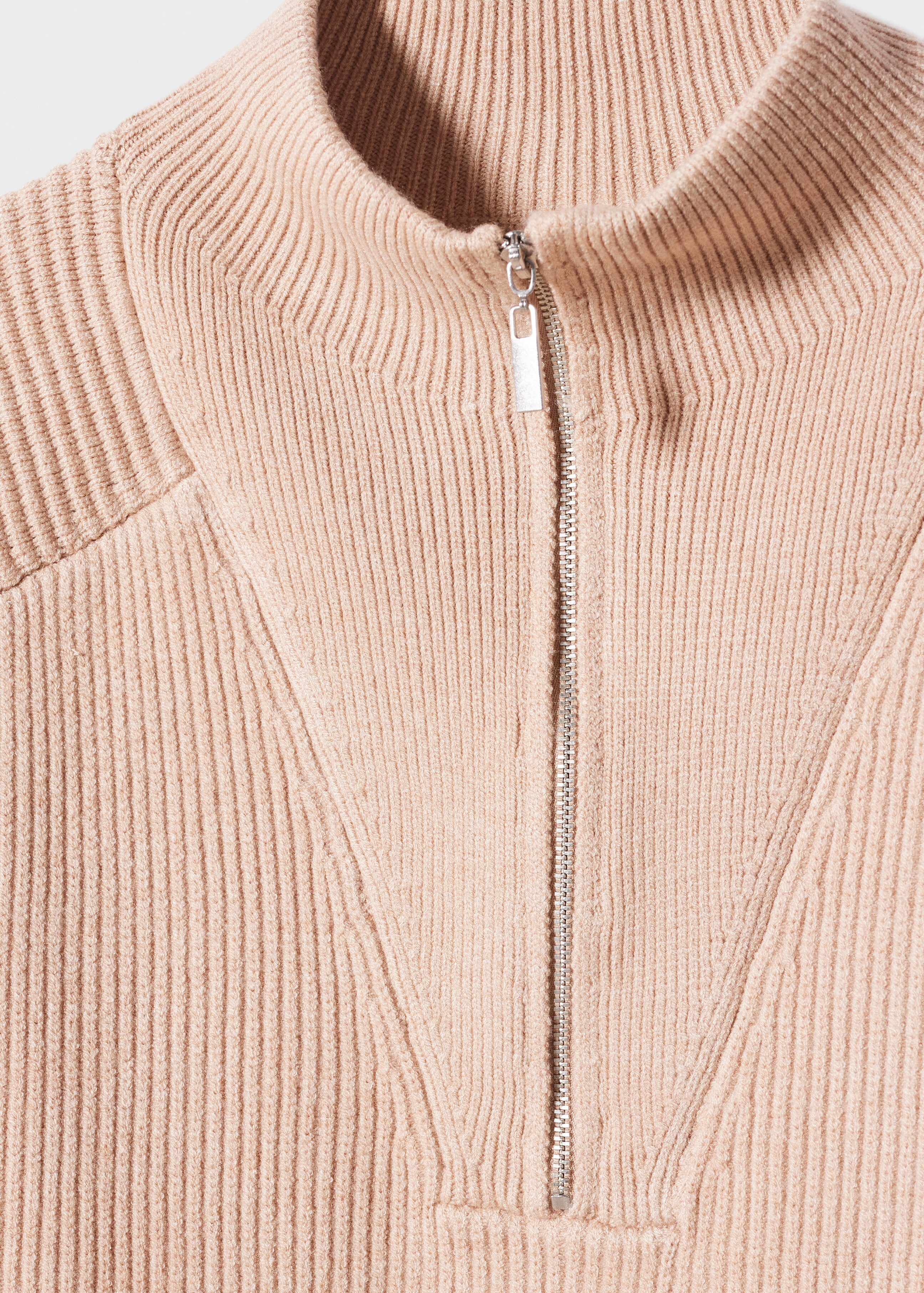 High neck sweater with zip - Details of the article 8