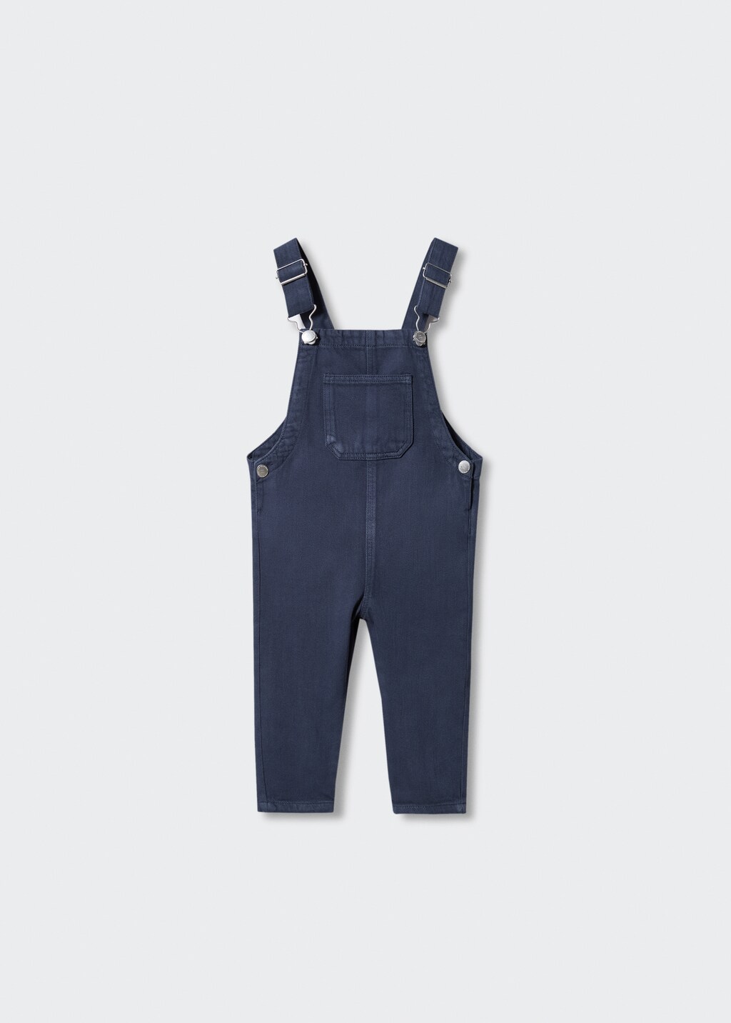 Denim buttoned dungarees - Article without model