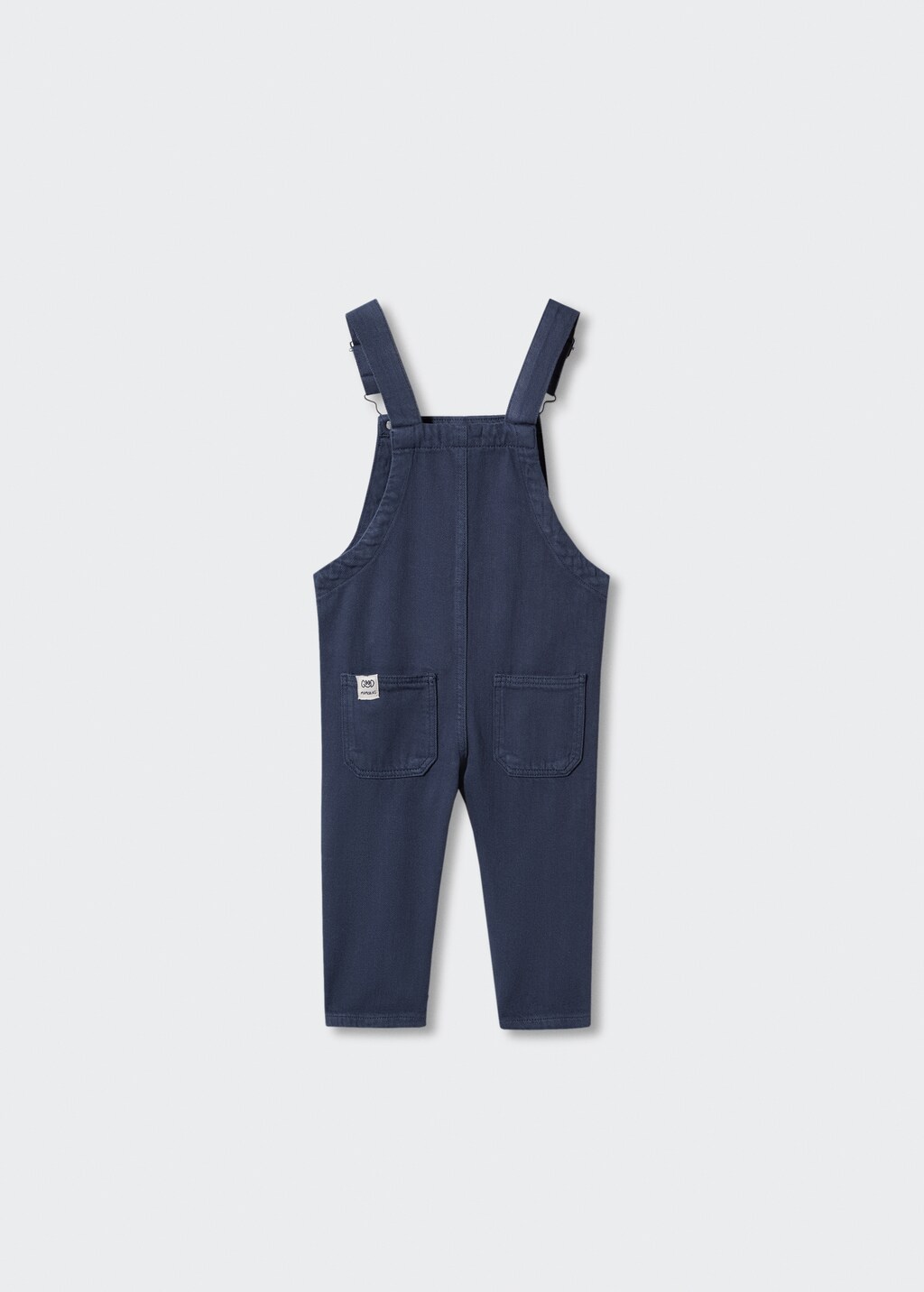 Denim buttoned dungarees - Reverse of the article