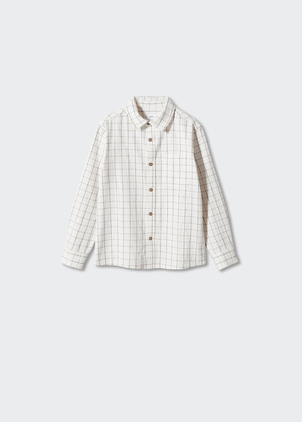 Check cotton shirt - Article without model