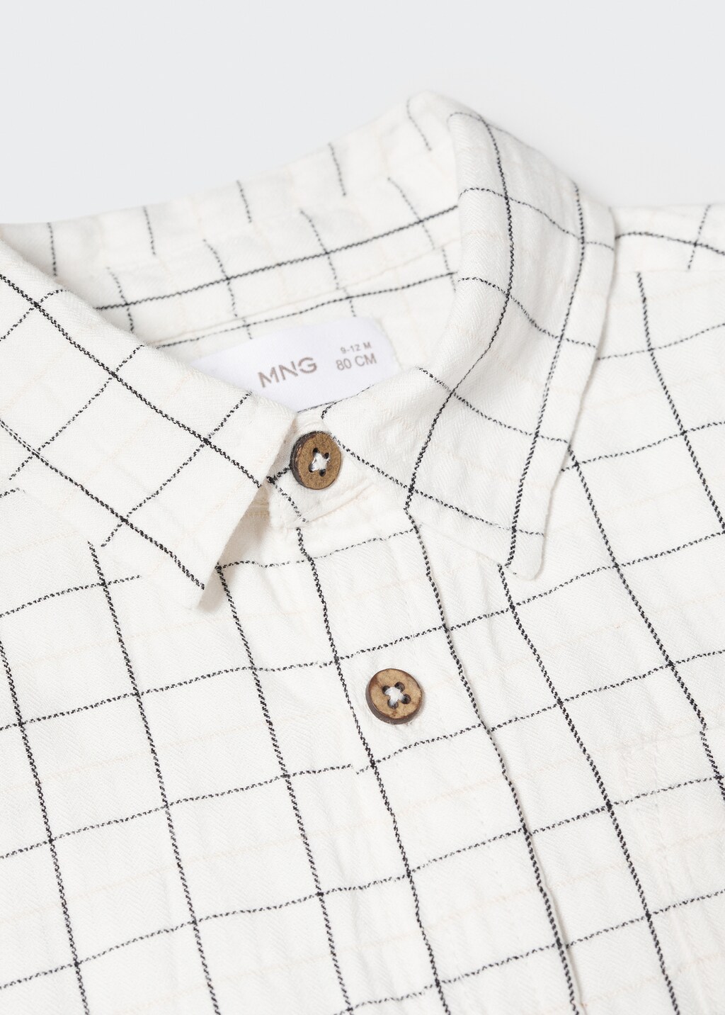 Check cotton shirt - Details of the article 0