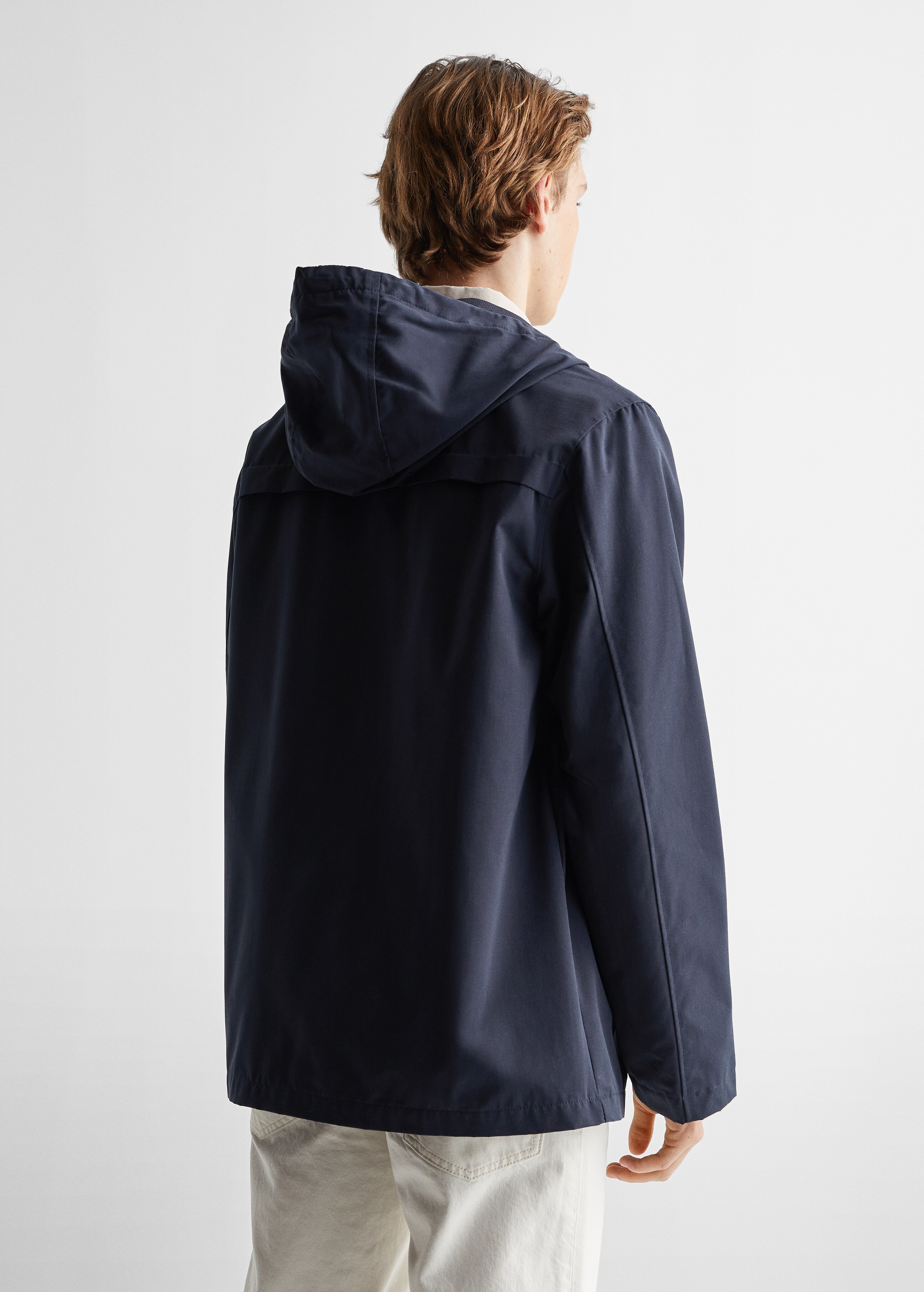 Hooded jacket - Reverse of the article