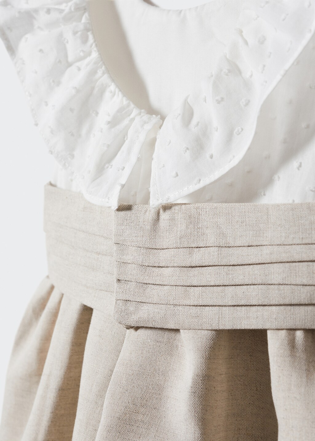 Ruffled plumeti dress - Details of the article 0