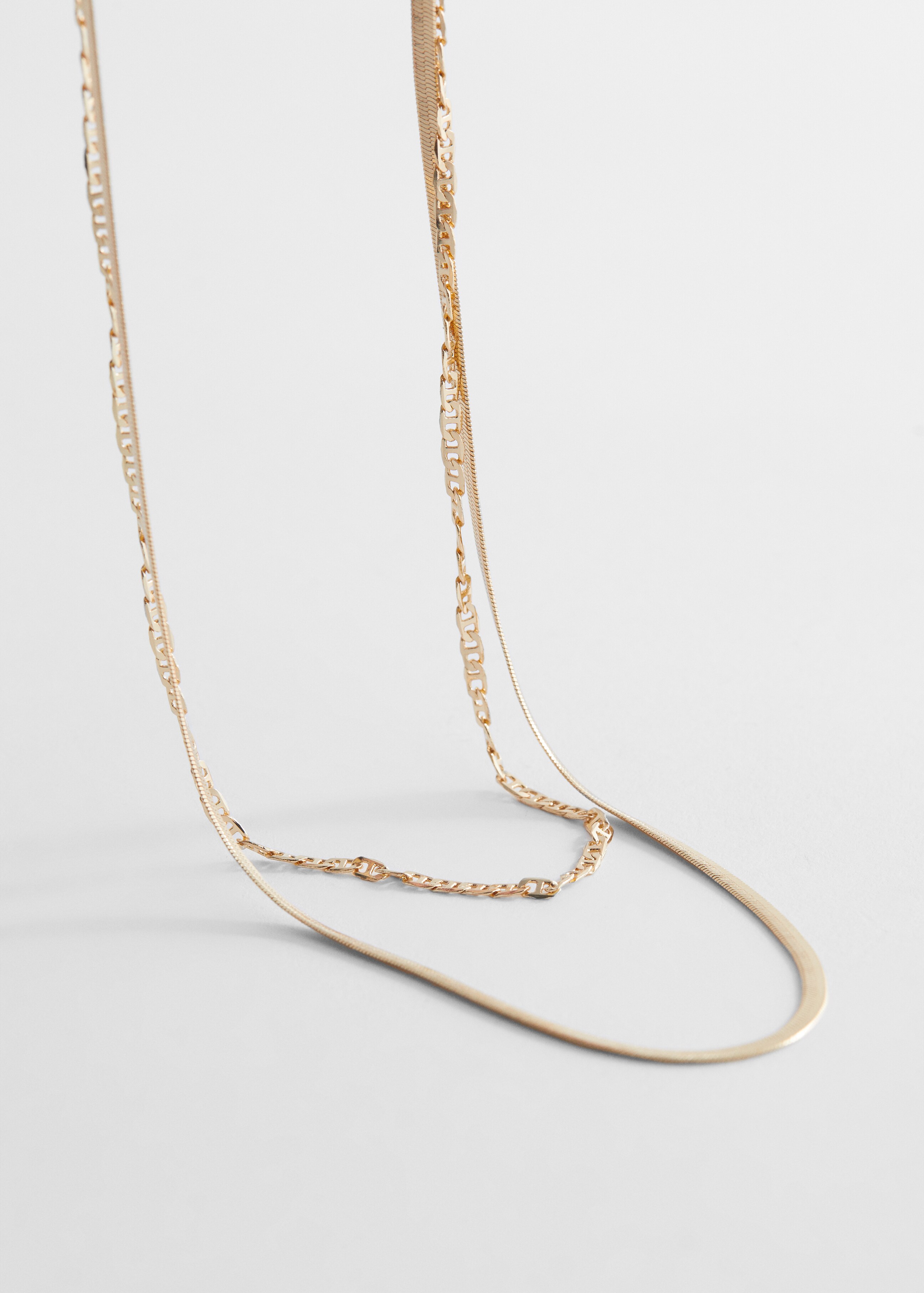 Double chain necklace - Details of the article 1