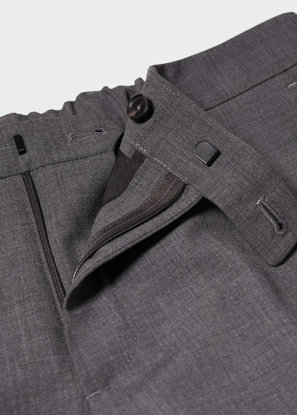 Breathable slim-fit suit trousers - Details of the article 8