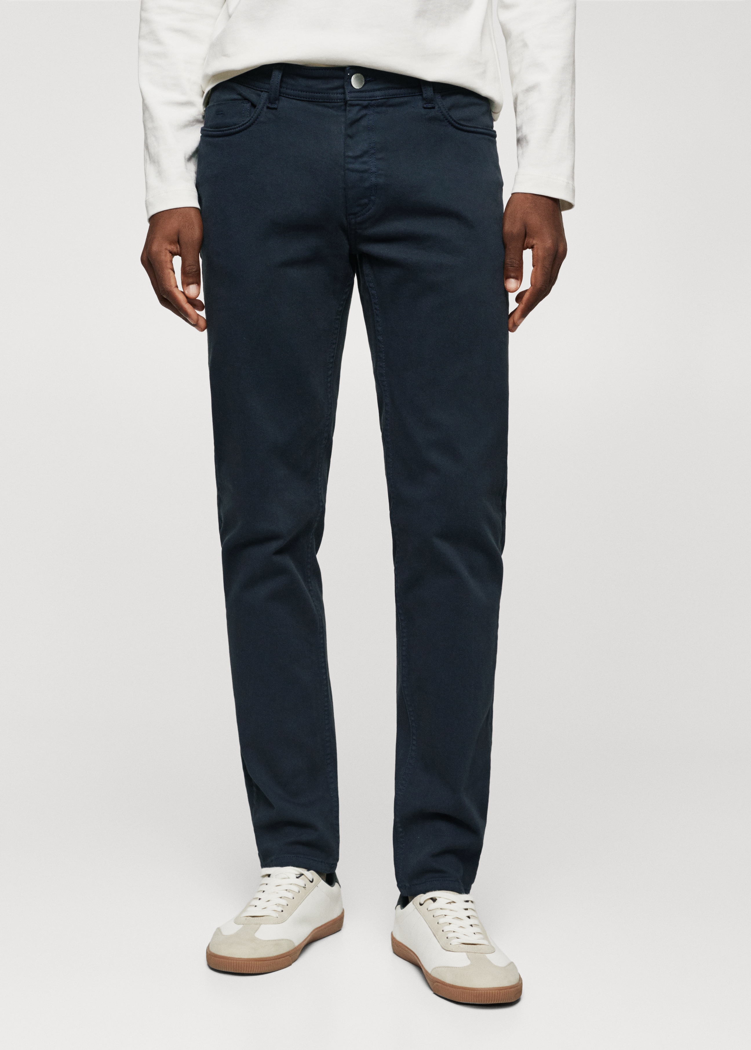 Jeans slim fit color - Plano medio