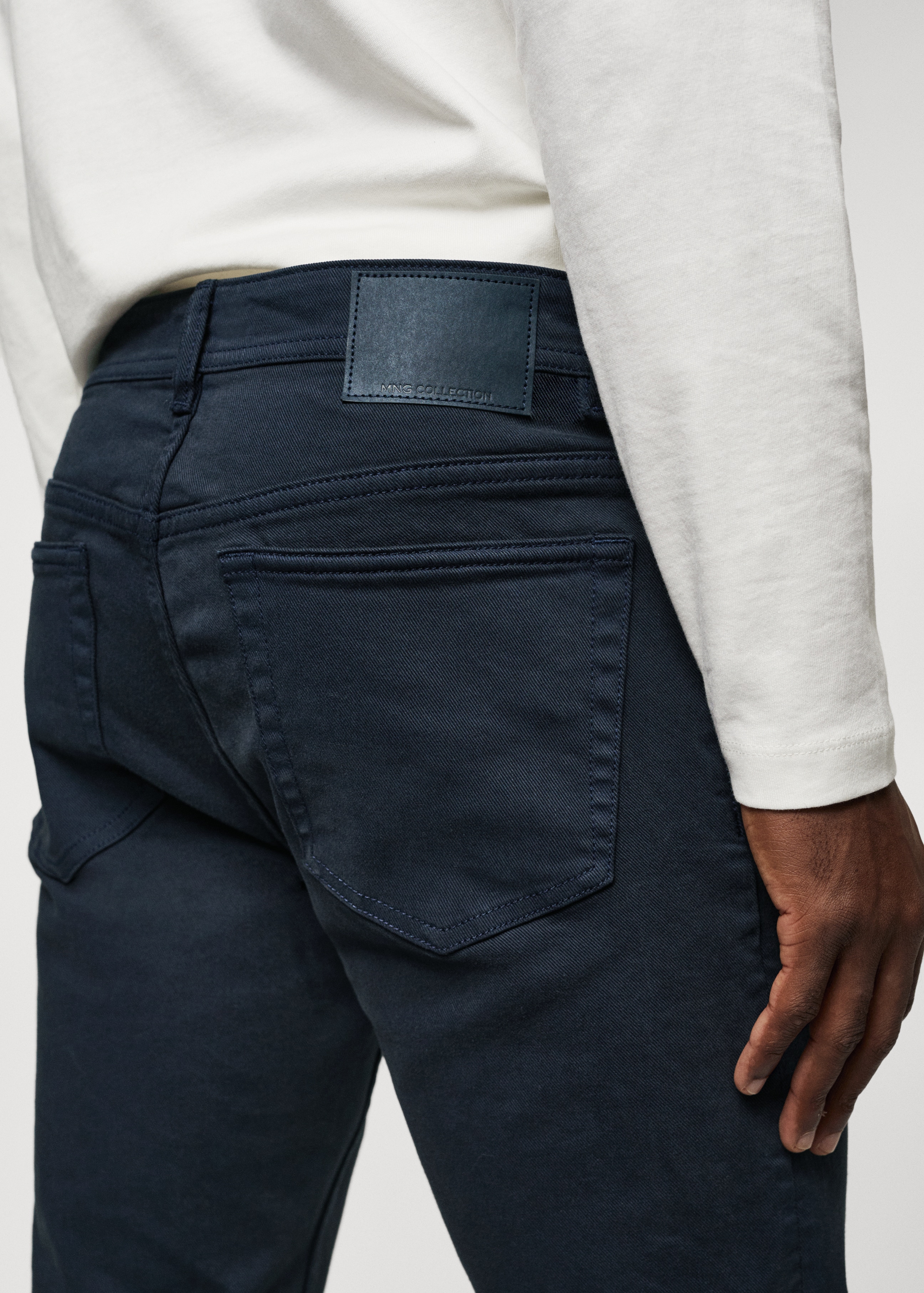 Gekleurde slim fit jeans - Detail van het artikel 4