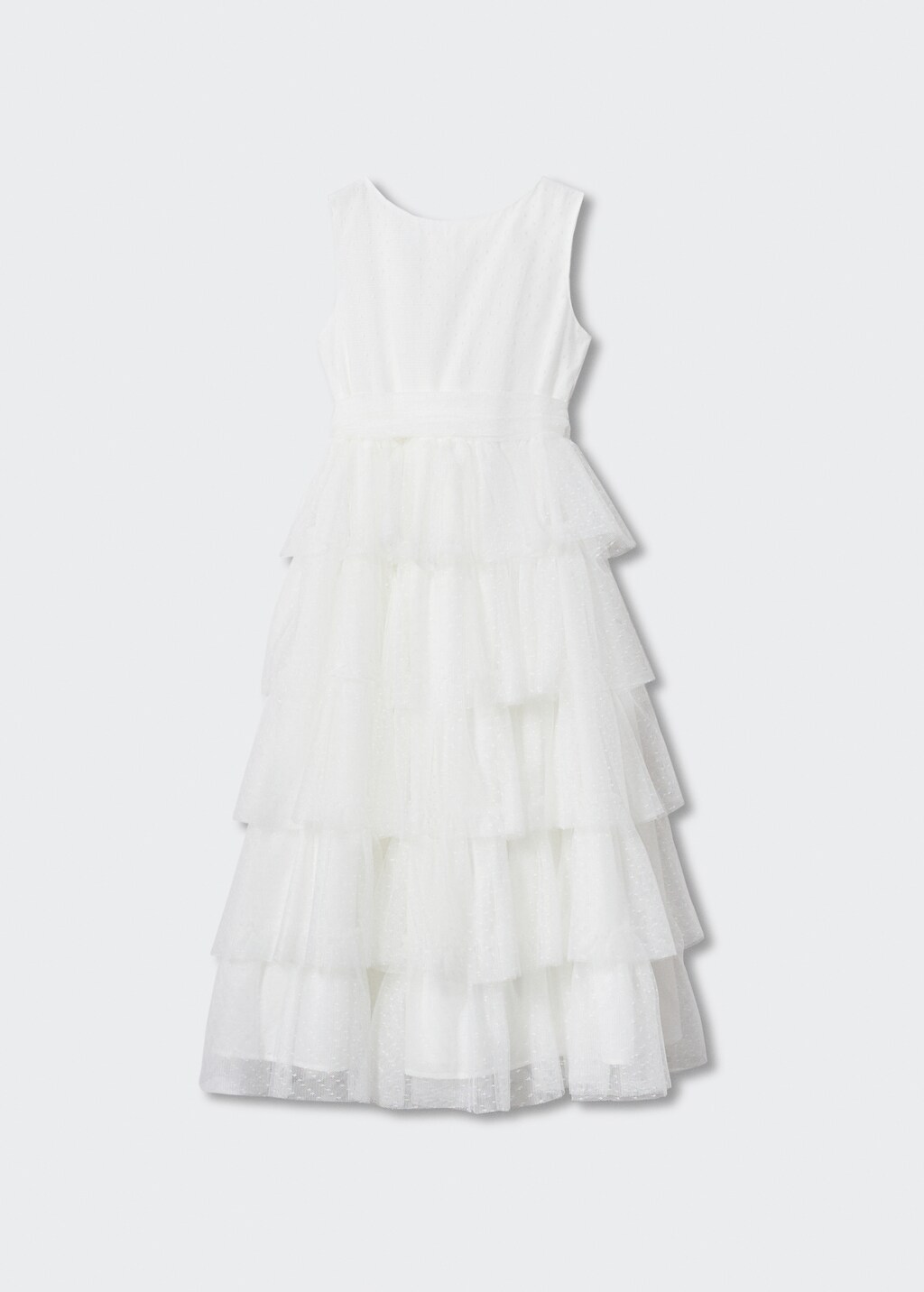 Ruffled tulle dress - Article without model