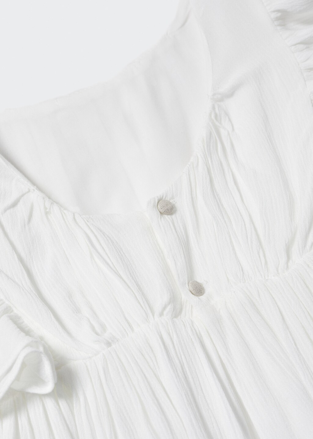 Ruffled sleeve dress - Details of the article 8