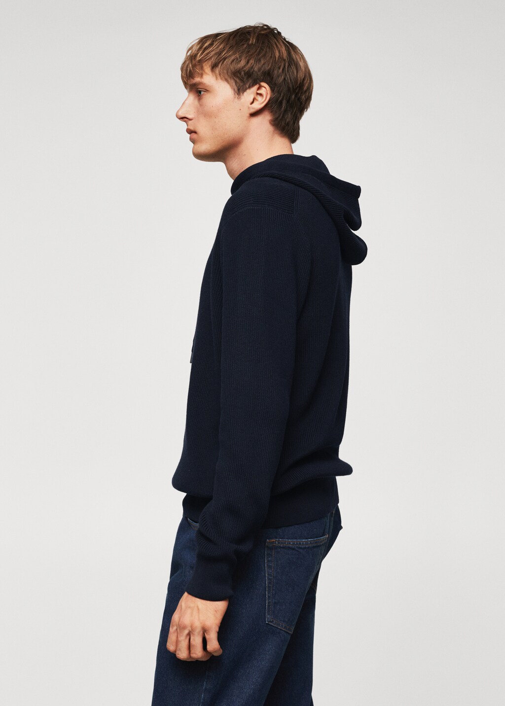 Structured hooded sweater - Details of the article 6