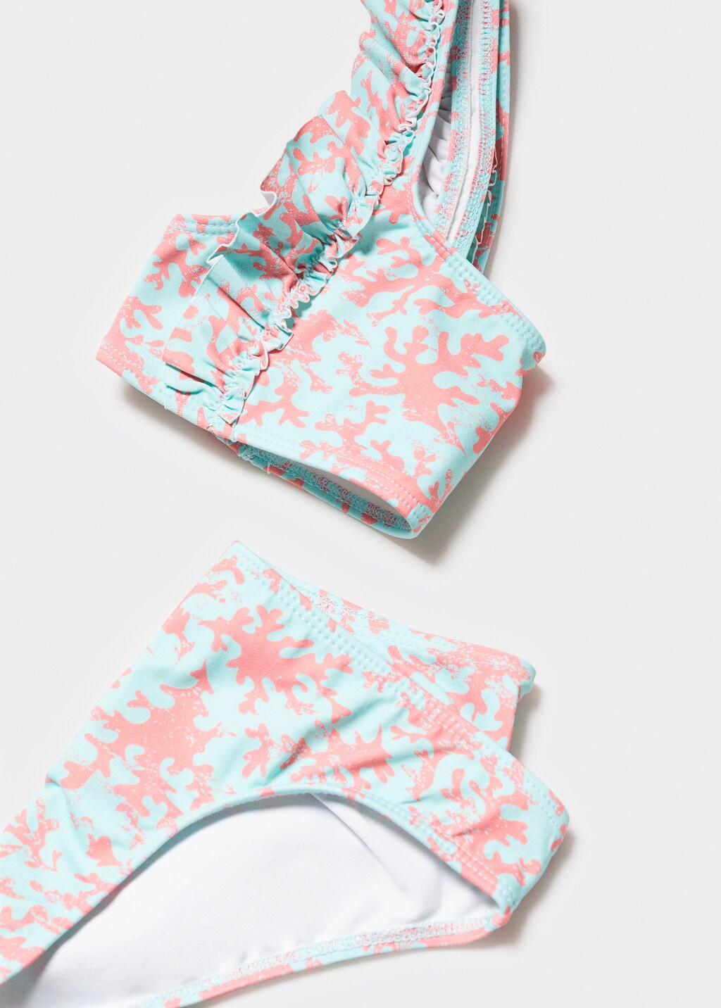 Ruffled print bikini - Details of the article 8