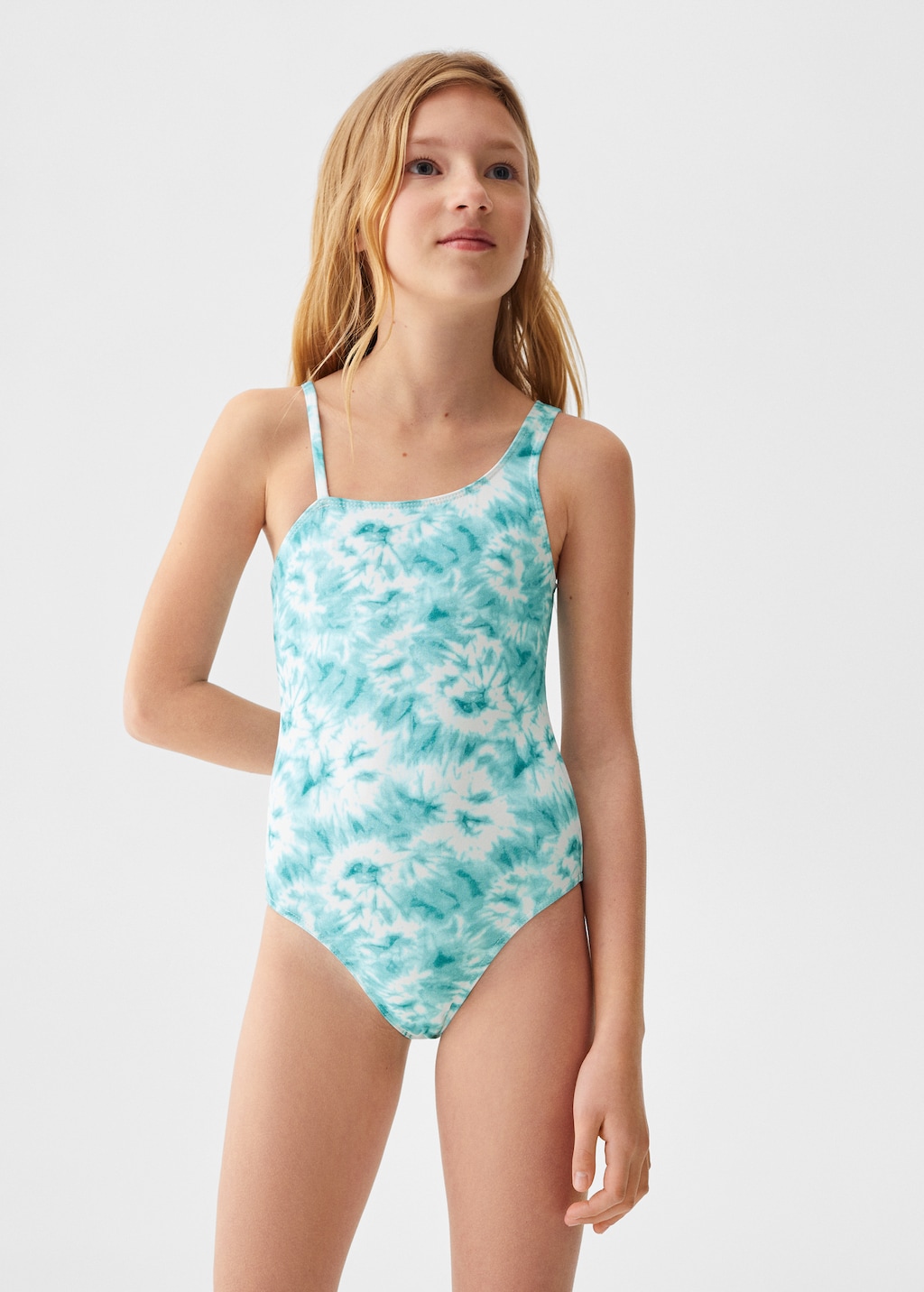 Tie-dye print swimsuit - Medium plane