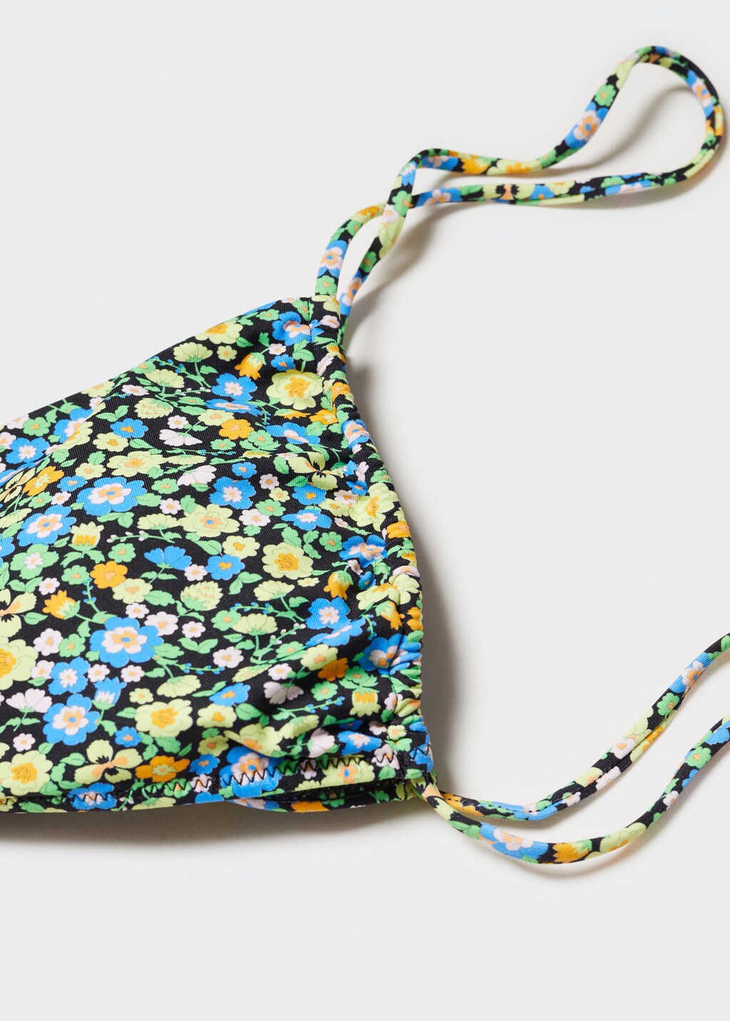 Floral-strap bikini top - Details of the article 8