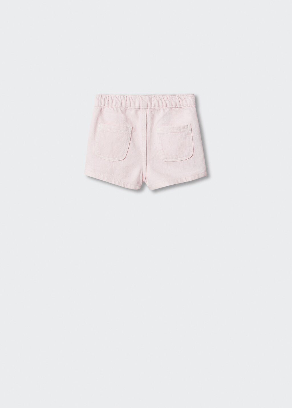 Denim shorts met knopen - Achterkant van het artikel