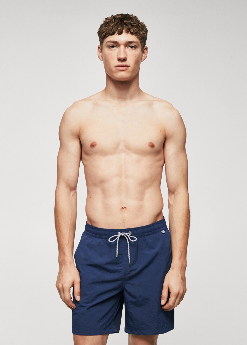 Cord plain swimming trunks - Medium plane